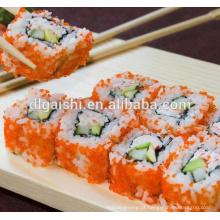 Sushi congelado vermelho peixe voador ovas tobiko